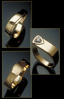 Men's Rings by Ferrell Designer Jewelry